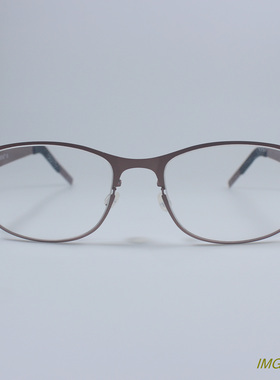 外贸超弹性钢片金属眼镜架精致轻盈无螺丝款近视眼镜框2色1020