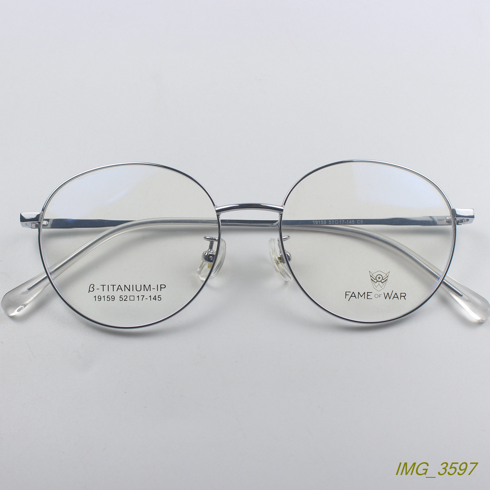 正品新货B钛合金超轻复古圆框男女潮近视眼镜框眼镜架5色19159