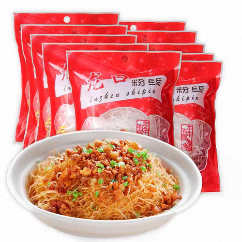 鲁珍龙口粉丝80g*11袋绿豆豌豆粉丝炖菜粉条火锅酸辣粉条花甲粉丝
