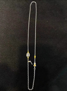 藏式S925纯银镶嵌吐宝鼠链子