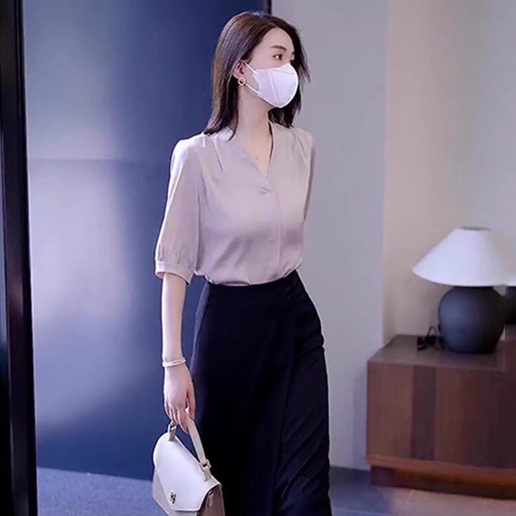 职业装气质女神范名媛轻熟风女装套装职场时尚高级感半身裙两件套