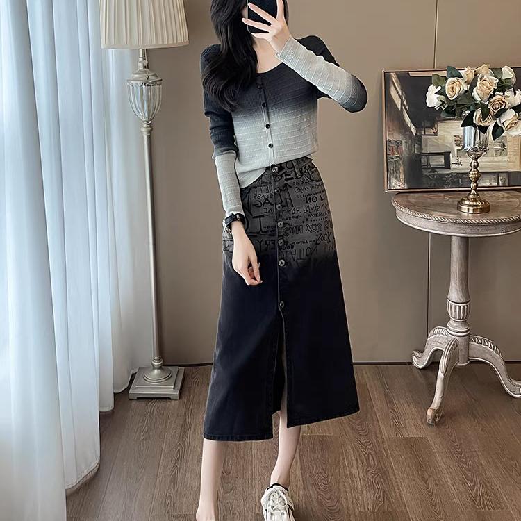 裙子2025新款今年流行爆款连衣裙气质开春穿搭一整套春装上新套装