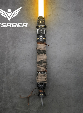 CXSABER失落秩序布恩凯蒂斯光剑金属手柄收藏级像素款原力激光剑