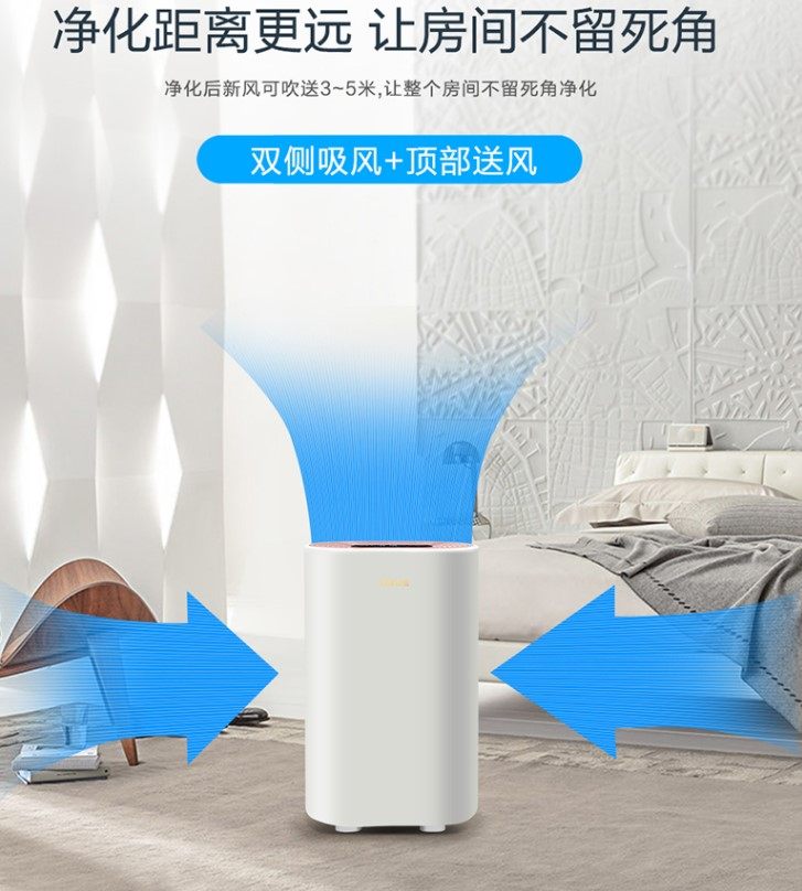 [百货用品商贸空气净化,氧吧]耗材空气净化器家用除甲醛雾霾无线工厂月销量0件仅售358.42元