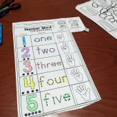 幼儿园10以内加减法天天练口算题算术练习算数作业纸 剪贴涂色