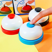 儿童手按铃抢答神器课堂游戏互动教具幼儿园比赛响铃亲子互动玩具