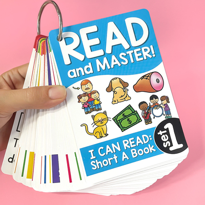 自然拼读闪卡防水单词卡107词根