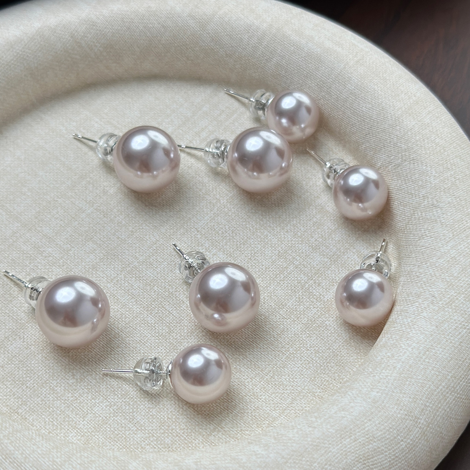 大米饰品】s925银针温柔曼塔玫瑰珍珠耳钉高级感轻奢耳环耳饰2025,饰品/流行首饰/时尚饰品新,耳钉,淘宝优惠券,粉丝福利购,淘宝优惠卷