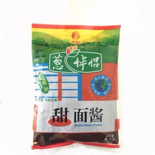 费山东烟台欣和葱伴侣甜面酱400g煎饼大葱青菜蘸酱炸酱面酱 6袋 免邮