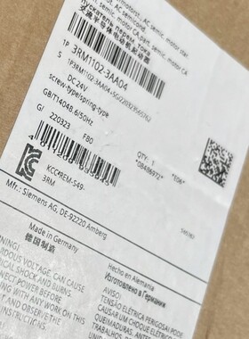 3RM1102-3AA04 全新原装正品现货  交流半导体电机启动器