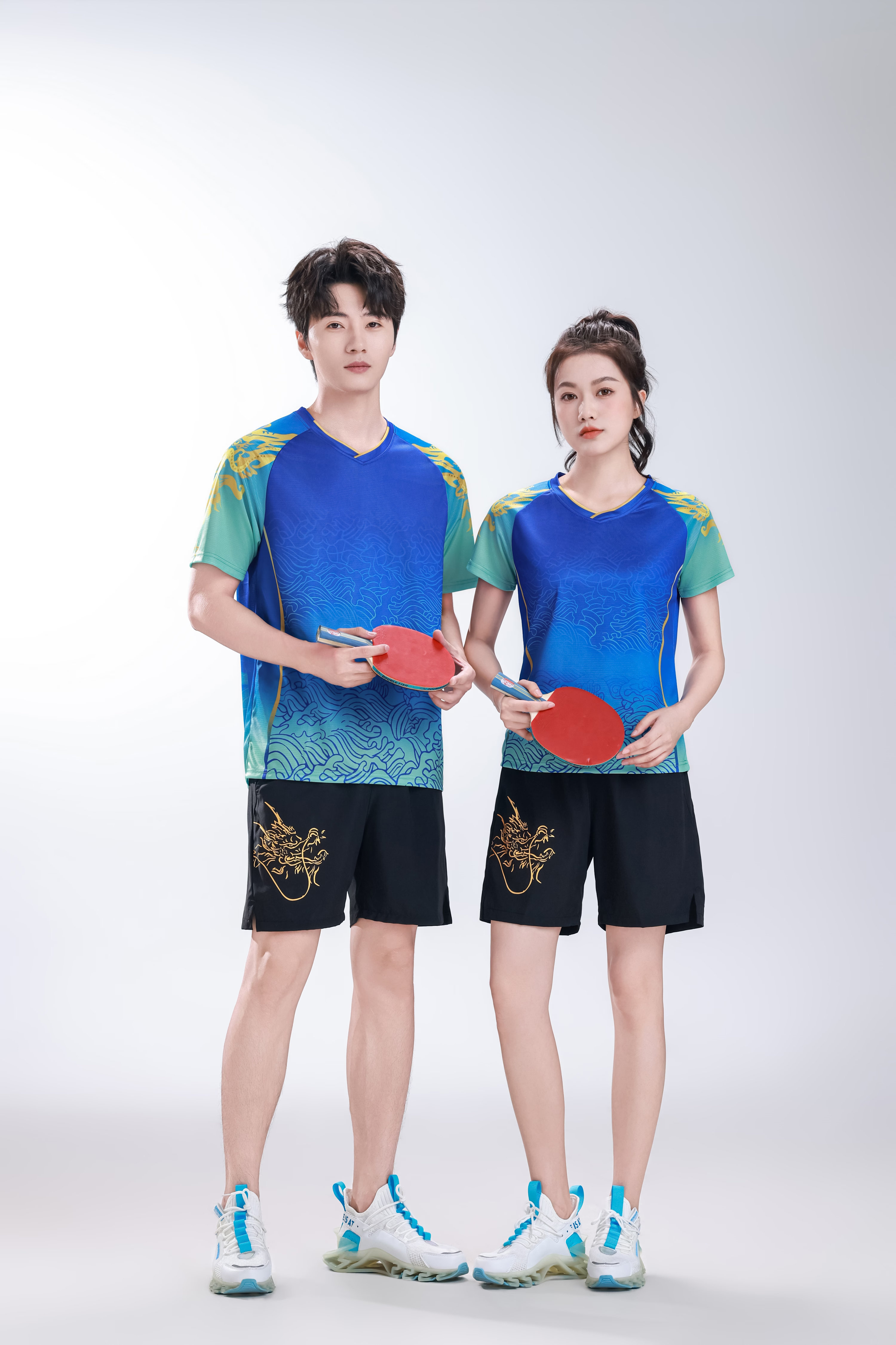 2025新款乒乓球服巴黎世乒赛比赛服马龙王楚钦同款上衣定制