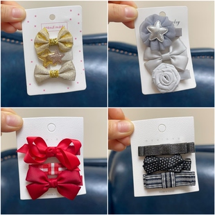 刘对夹合集默认微瑕 中小童鸭嘴夹 满 儿童女孩 孤品尾货清仓特价