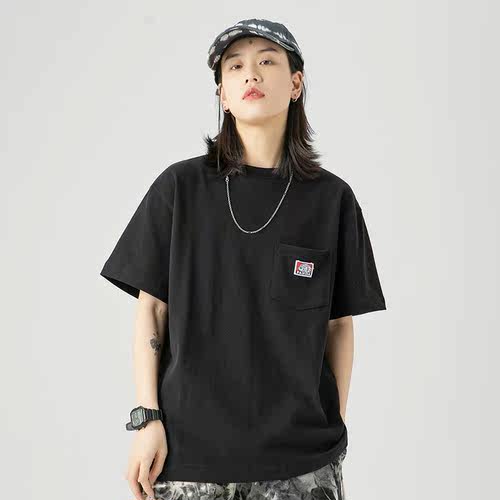 国潮印第安熊猫夏季短袖