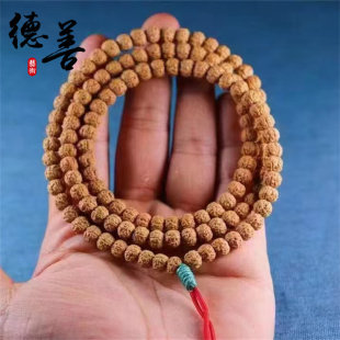 原装 闷墩盘龙原籽盘龙小金刚菩提子108文玩手串男女盘玩