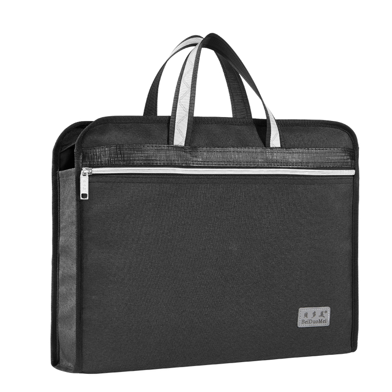 贝多美休闲手提文件袋定制会议包