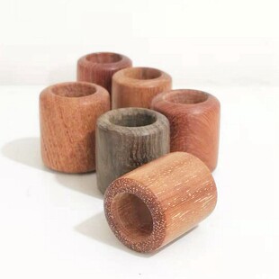 钓鱼手把竿手工配重红木筒状竿止并继O型杆止环防滑止圈鱼竿定制