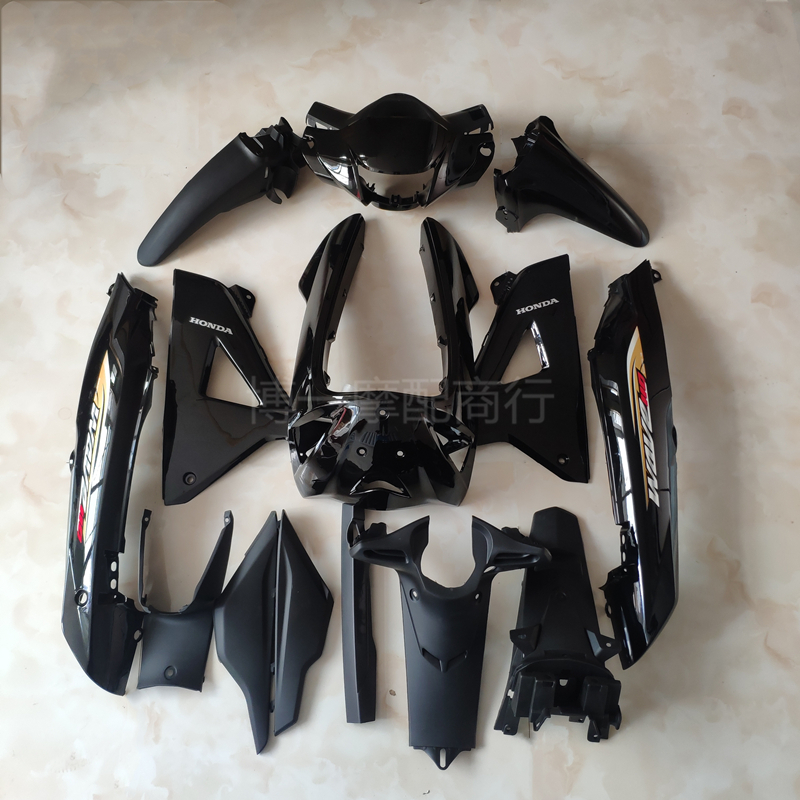 适用于新大洲本田弯梁摩托车SDH110-19威武全车塑料外壳 整车套件