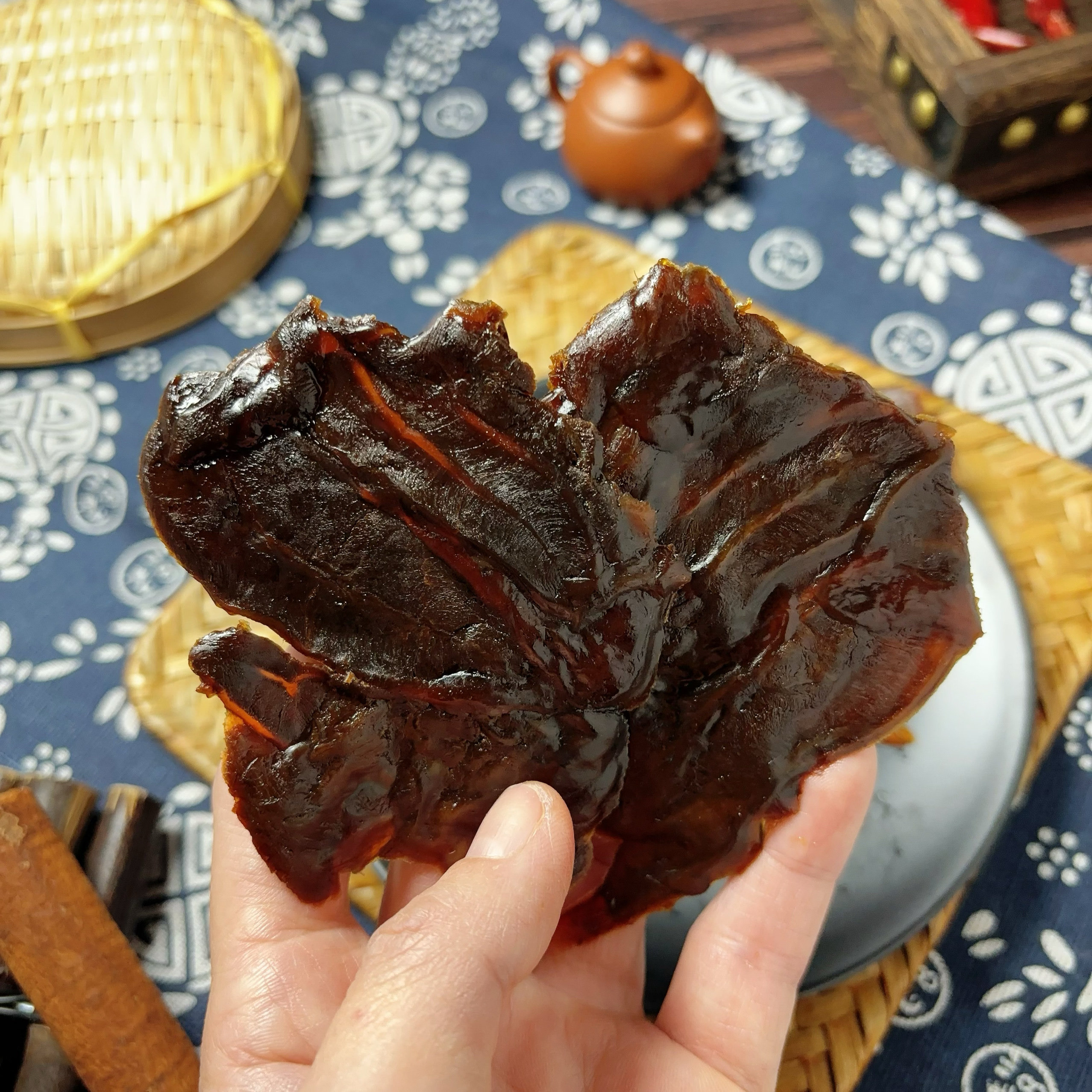 温州特产湖岭蜜汁牛肉干牛腱子肉小吃零食卤味独立包装500克袋装