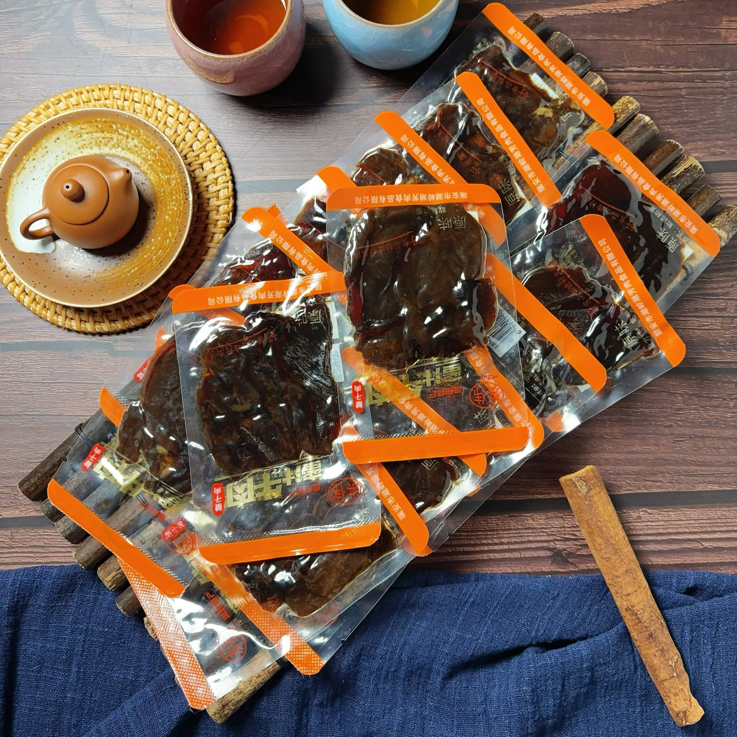 温州特产湖岭蜜汁牛肉片牛肉干蜜汁味小包装手撕零食500g牛键子肉