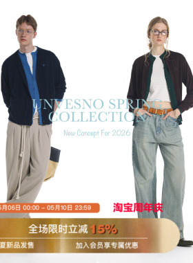 【莱赛尔 假两件】Unvesno(UN)中古撞色贴身可穿毛衣针织开衫薄款