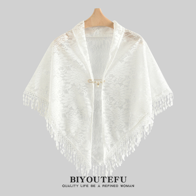 2025新款蕾丝披肩旗袍外搭配裙子