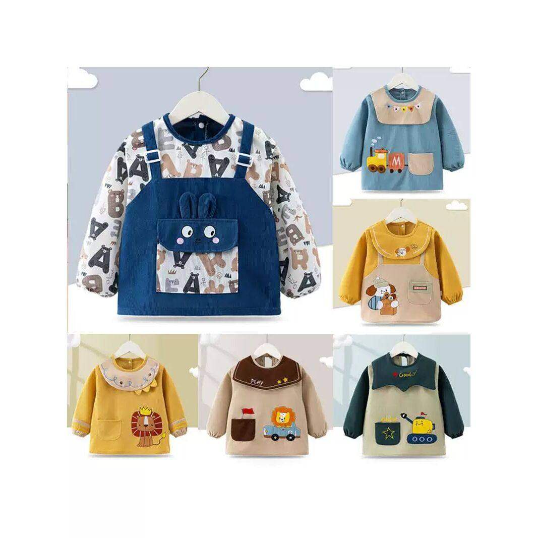 英伦飘带 仿灯芯绒 男童宝宝秋冬防水罩衣 围嘴可拆卸 袖口防水,童装/婴儿装/亲子装,反穿衣/罩衣,淘宝优惠券,粉丝福利购,淘宝优惠卷