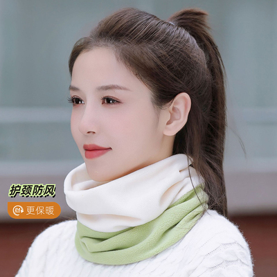 围脖女款2025新款秋冬季加绒加厚