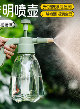 喷壶浇花家用压力洒水壶喷雾器浇水清洁专用气压式喷水壶养花小瓶