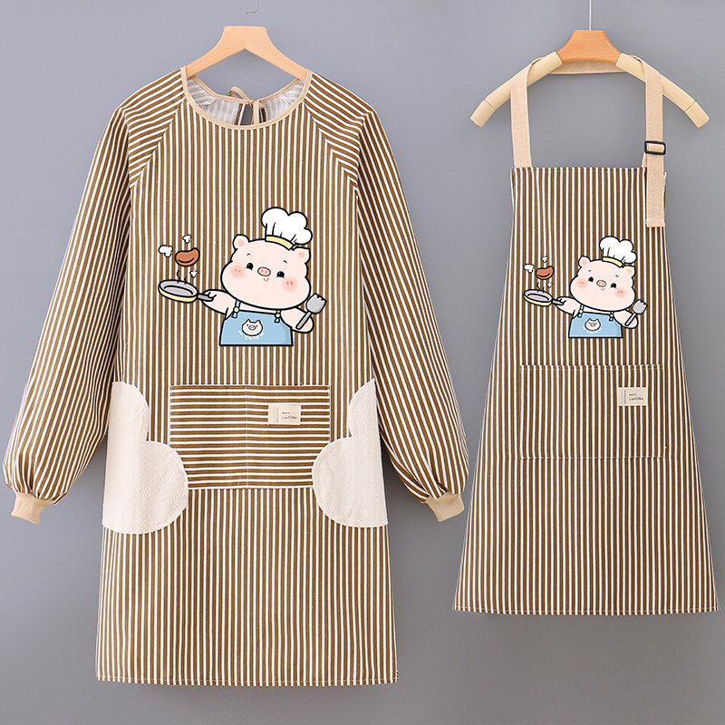 时尚可爱围裙家用厨房做饭罩衣餐饮专用卡通工作服女士秋冬季新款,家庭/个人清洁工具,围裙,淘宝优惠券,粉丝福利购,淘宝优惠卷