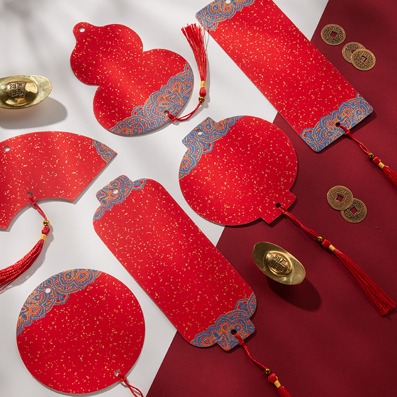 新年装饰书法文创材料福卡挂件