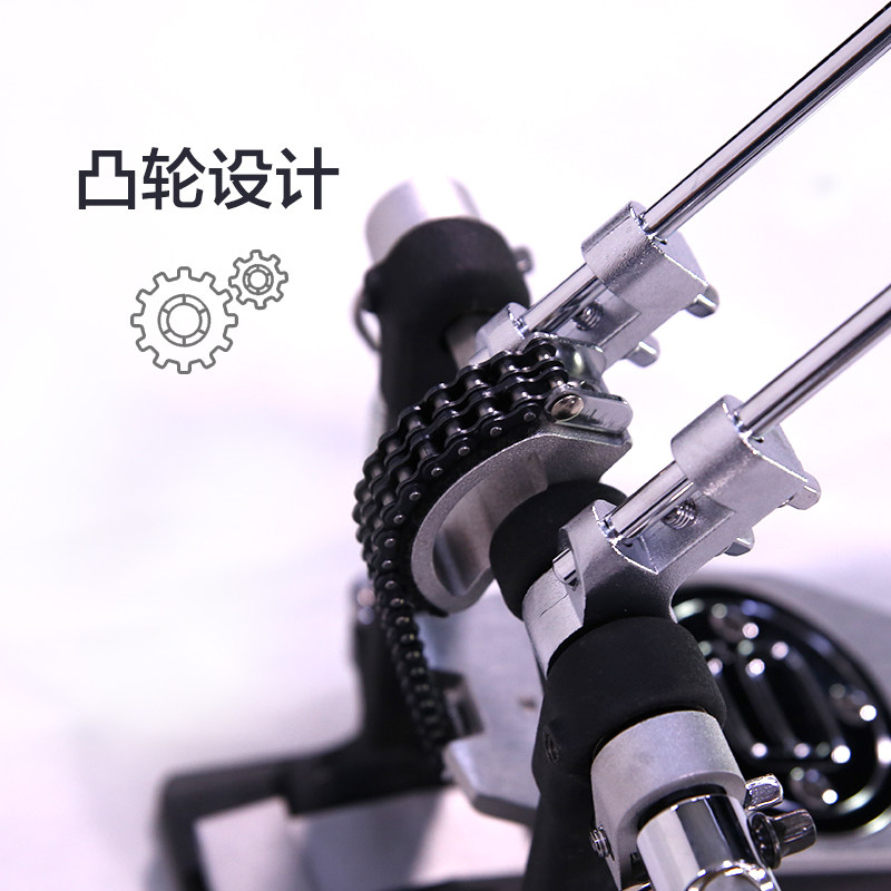 九拍架子鼓双链条踩槌乐器