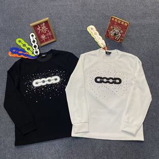 2025秋冬季新款美式高街潮牌GOOD烫钻卫衣男网红同款加绒卫衣潮男