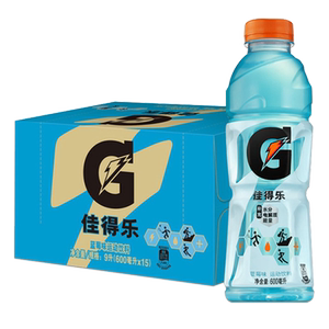 百事可乐佳得乐蓝莓味橙味柠檬西柚运动饮料600ml*15瓶