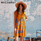 soul织花针织背心裙女夏季 MICartsy王紫珊春夏新款 MICartsy