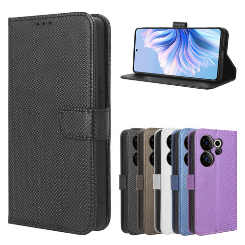 适用于传音Tecno Camon20 Premier 5G钻石纹皮套手机壳插卡保护套