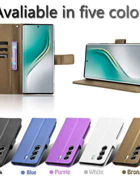 适用于传音Tecno Camon 40 Pro 4G 5G钻石纹皮套手机壳插卡防摔保护套商务男女外壳翻盖式