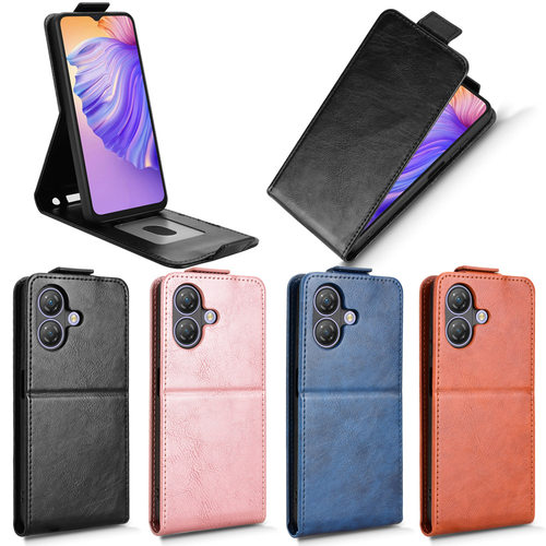 适用于欧乐风Ulefone Note 21带扣上下开疯马纹皮套手机壳翻盖插卡防摔保护套