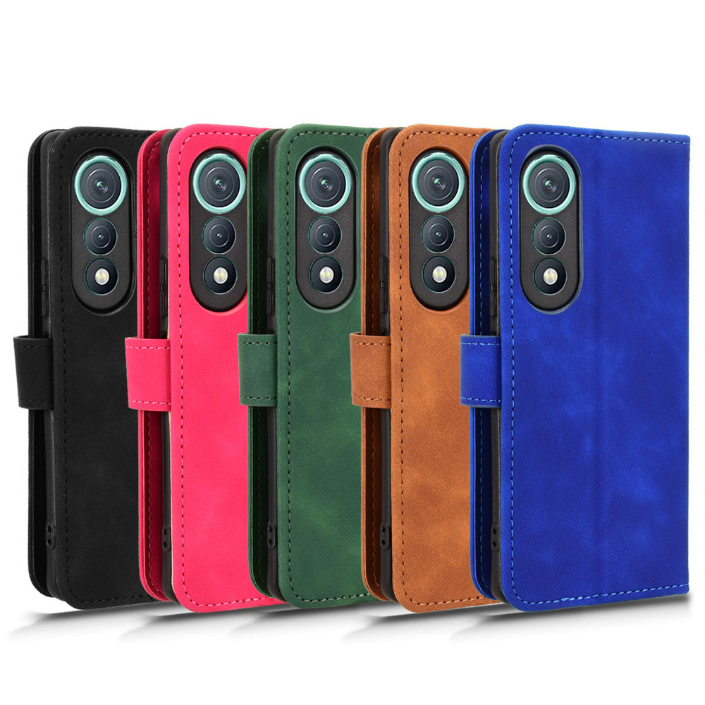 适用于传音Tecno Pova Curve 5G，LJ8K肤感小牛纹皮套手机壳插卡防摔保护套翻盖式男女素皮商务外壳