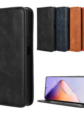 适用于传音Infinix Note40 4G,X6853磁扣复古纹皮套手机壳插卡防摔保护套翻盖式商务男女