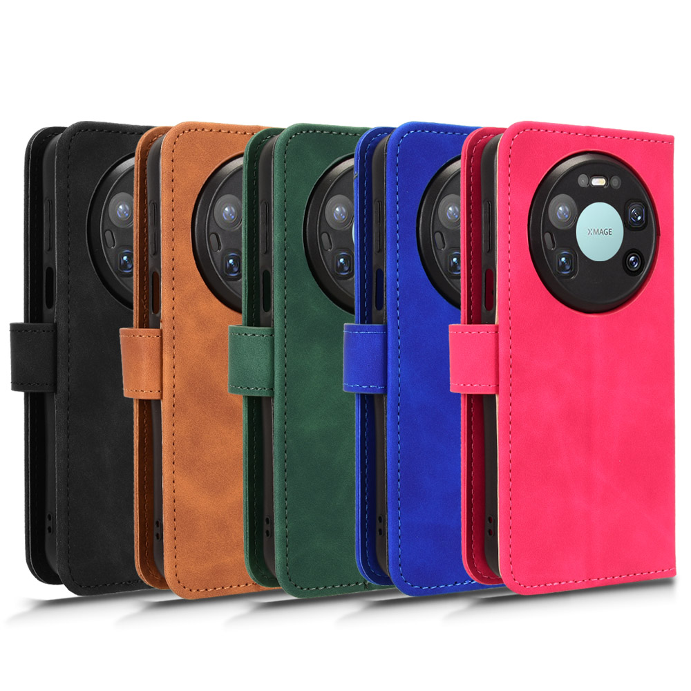 适用于华为Mate80 Pro Max 5G肤感小牛纹皮套手机壳插卡防摔保护套翻盖式男女素皮商务