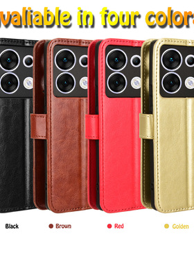 适用于传音Infinix Zero30 5G疯马纹皮套手机壳插卡防摔保护套男