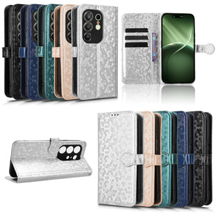 CN5C波点纹皮套手机壳翻盖式 适用于传音Tecno 防摔保护套商务男女外壳插卡 Pro Camon