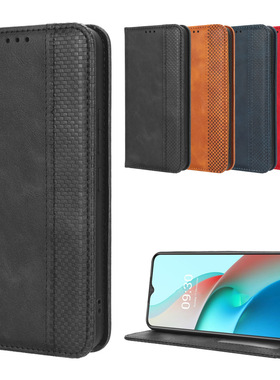 适用于传音itel S18，S663L磁扣复古纹皮套手机壳插卡防摔保护套男女