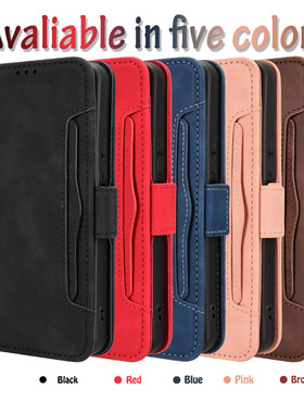 适用于传音Tecno Pova 7 Pro 5G多卡槽复古纹皮套手机壳插卡防摔保护套翻盖式素皮男女外壳