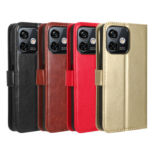 适用于欧乐风Ulefone Note16 Pro疯马纹皮套手机壳插卡保护套防摔