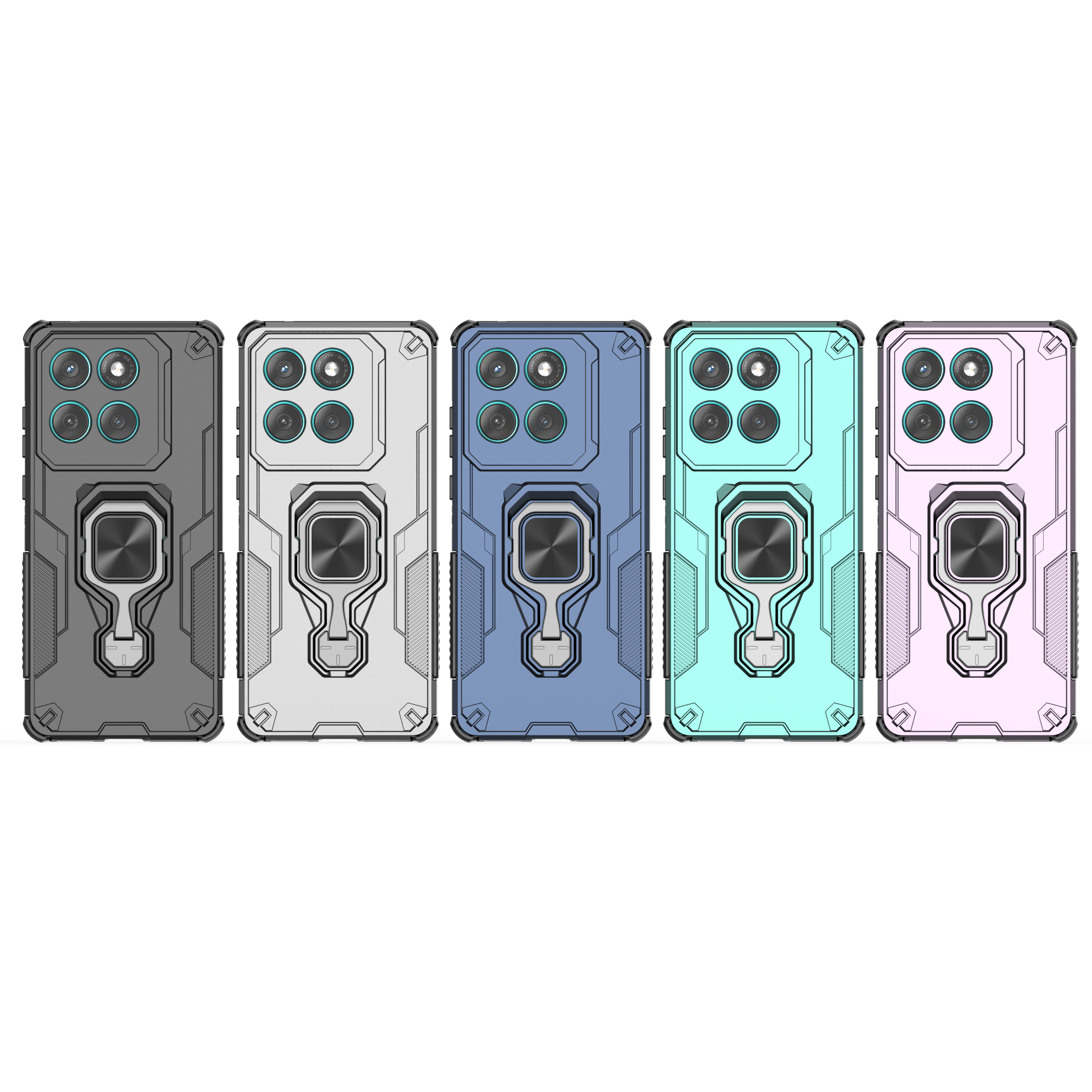 适用于Moto Edge 60 Fusion 5G指环磁吸旋转支架手机壳全包防摔保护套商务男女外壳