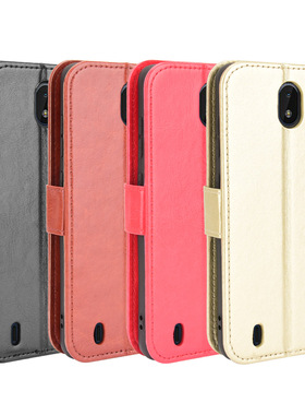 适用于诺基亚C01 Plus疯马纹插卡皮套手机壳商务防摔保护套翻盖式