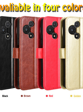 适用于TCL 60R 5G/T519H/60 5G/T521H疯马纹皮套手机壳插卡防摔保护套翻盖式商务男女外壳