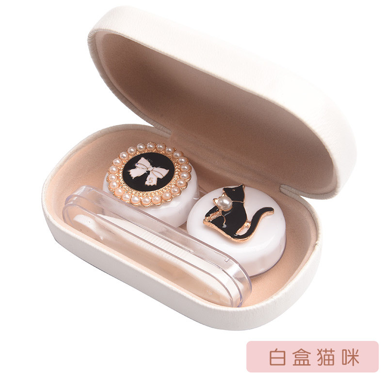 透明隐形近视眼镜盒简约4副装双联盒防漏水美瞳盒护理镊子收纳盒~|ruв категории ZIPPO/швейцарский армейский нож/очки, очки оборудование, уход агент, контактные линзы партнера коробка - от Buy2taobao.com для оказания профессиональной услуги покупки агента Taobao