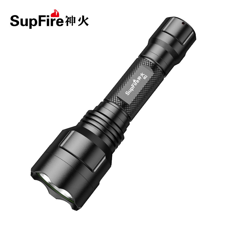 supfire神火M2强光手电筒可充电多功能远射超亮5000家用小特种兵